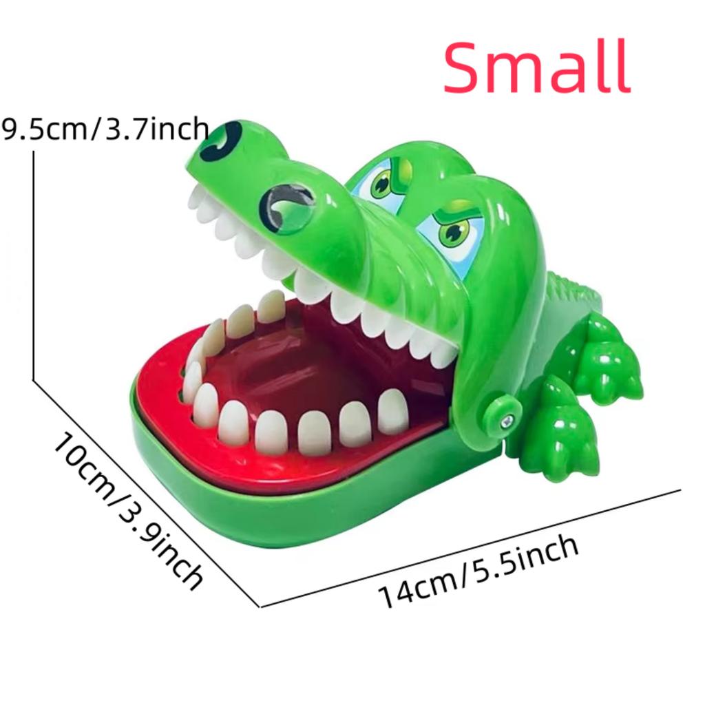 Krokodilzahn Spielzeug für Kinder Krokodil schnappt nach Finger Zahnarztspiel Neuheit Glücksspiel für Kinder Scherz Dekompressionsspielzeug