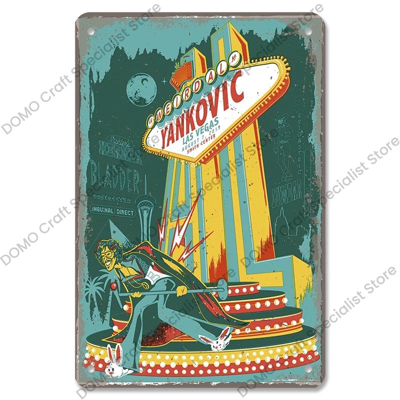 Vítejte v Las Vegas Plaque Plechové cedule Vintage Nevada Casino Kovový plakát Nástěnná dekorace pro Bar Club Man Cave