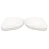 Side Mirror Cap Cover White Protective Weather Resistant Rearview Door Wing Mirror Housing for Focus