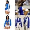 Eye-catching Starry Cheerleader Costume For Women Ideal For Halloween And Events