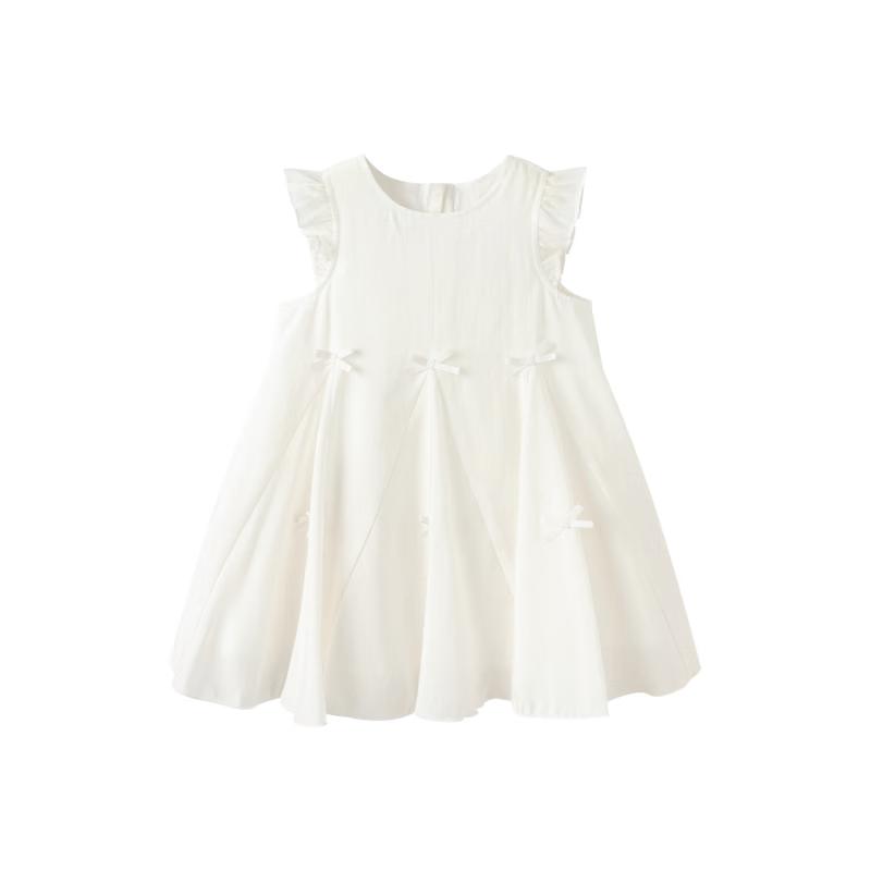 Balabala Girls' Summer Bowknot Dress