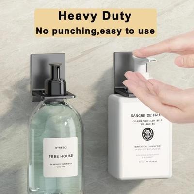 1/2PCS Adjustable Shampoo Hanger Hooks Aluminum Soap Dispenser Holders Shower Gel Bottle Rack