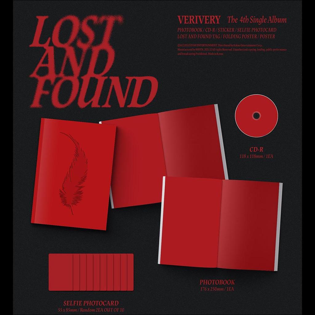[Pre-order] VERIVERY [Lost and Found] Photobook ver. / 4th SINGLE ALBUM + Free Gift
