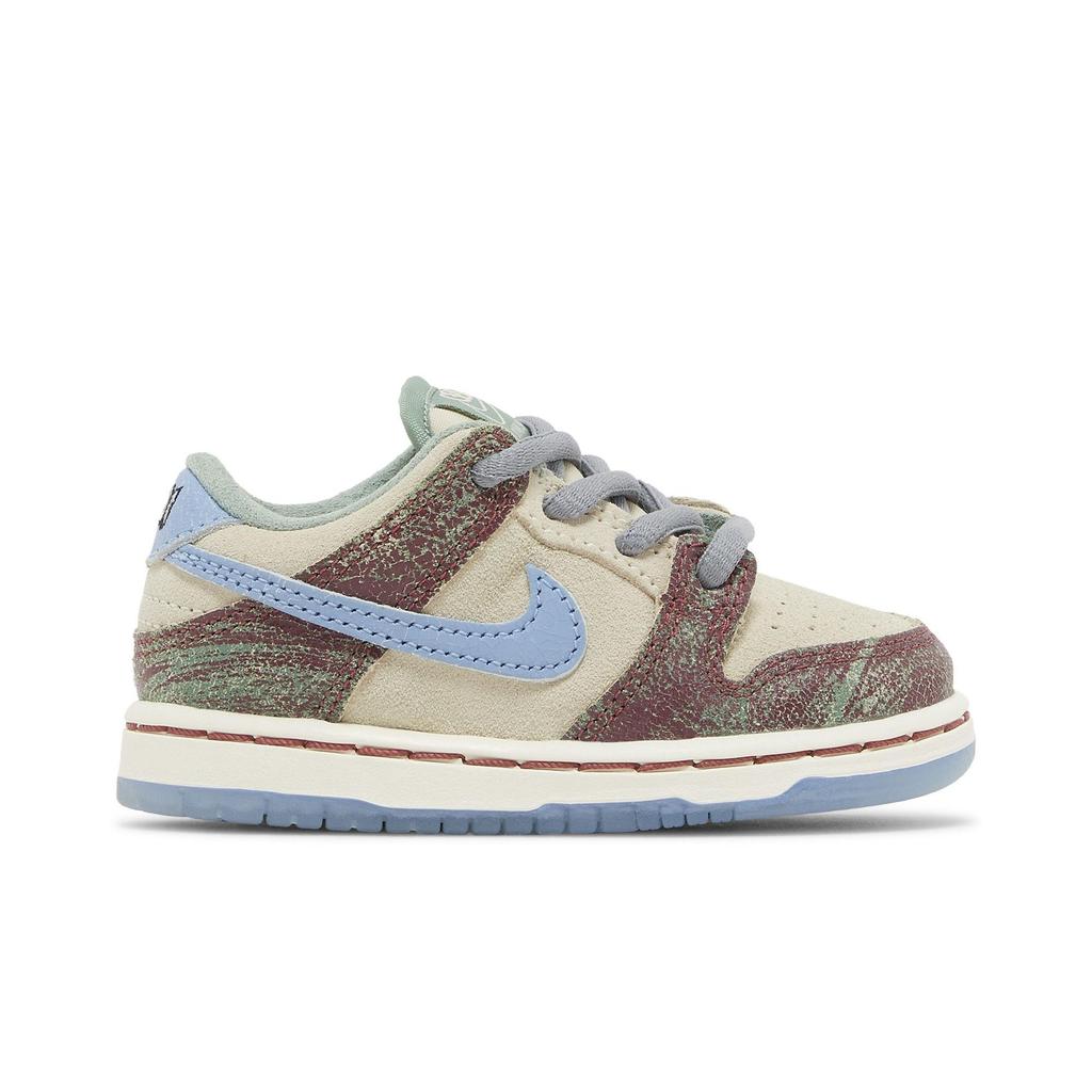 Nike Dunk Low SB Toddler (Unisex) Sail / Light Blue / Cedar Toddler Shoes FQ8205 300