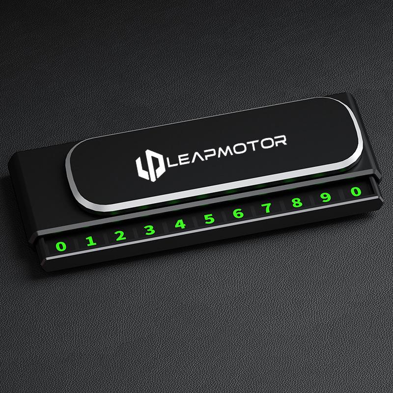 Magnetic Temporary Car Parking Sign with Luminous Hidden Contact Plate
