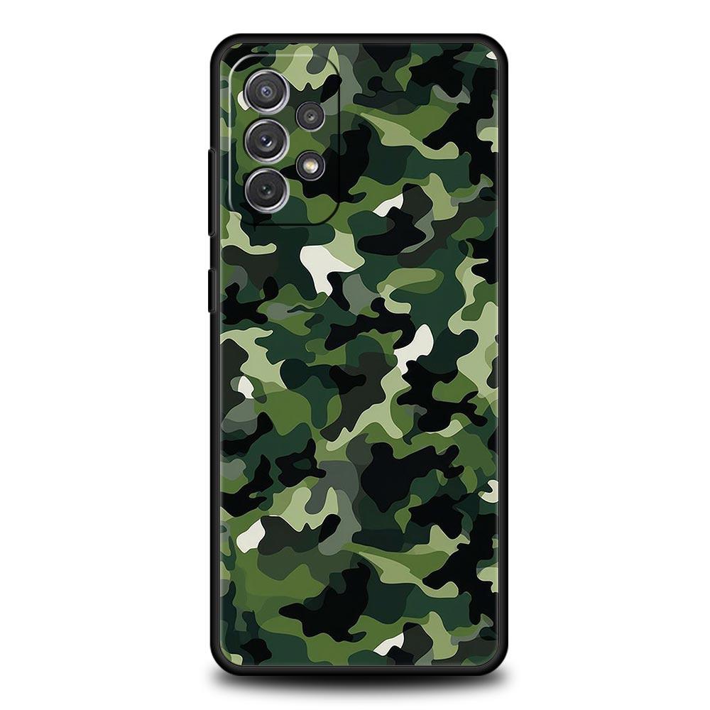 Camouflage Camo Military Army Case for Samsung A51 A71 A21S A12 A11 A15 A25 A31 A41 A23 A33 A53 A73 A05S A13 5G A35 A55 Cover