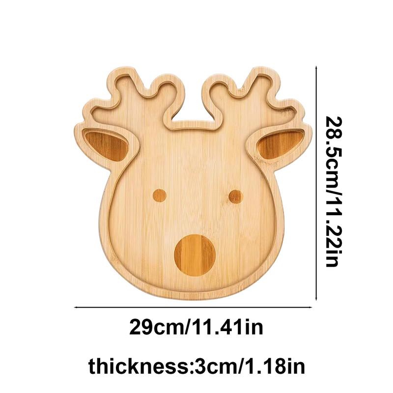 

Bamboo Cartoon Deer Children s Dining Plate