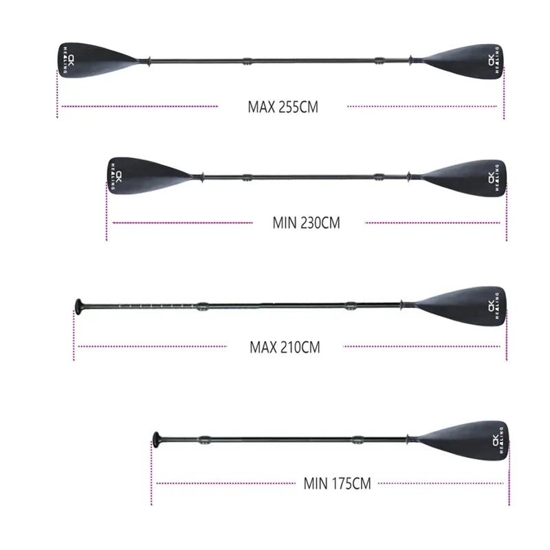 Carbon Fiber Dual Purpose SUP Paddle, Kayak Paddle for Surfing, Stand Up Board, Kayak and Boat, 4 PCs
