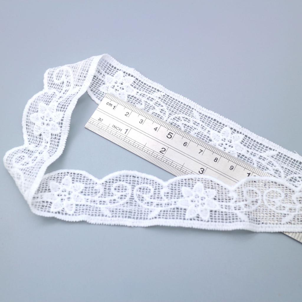 Water Soluble Embroidery Lace, Milk Silk Small Barcode Embroidery Lace, Lolita Dress Accessories Lace Accessories