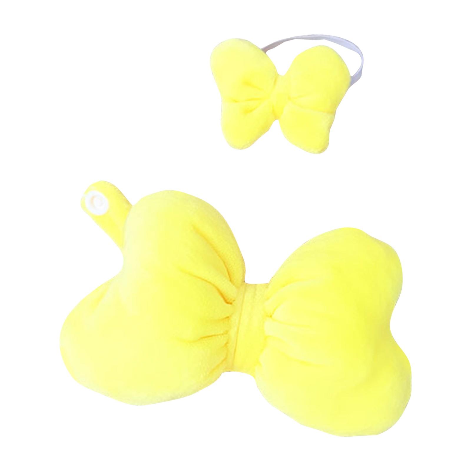 

Модная кукольная одежда и повязка на голову ручной работы, аксессуары для одежды, миниатюрная одежда, костюм для 8-дюймовой куклы, детский подарок. One Size жёлтый