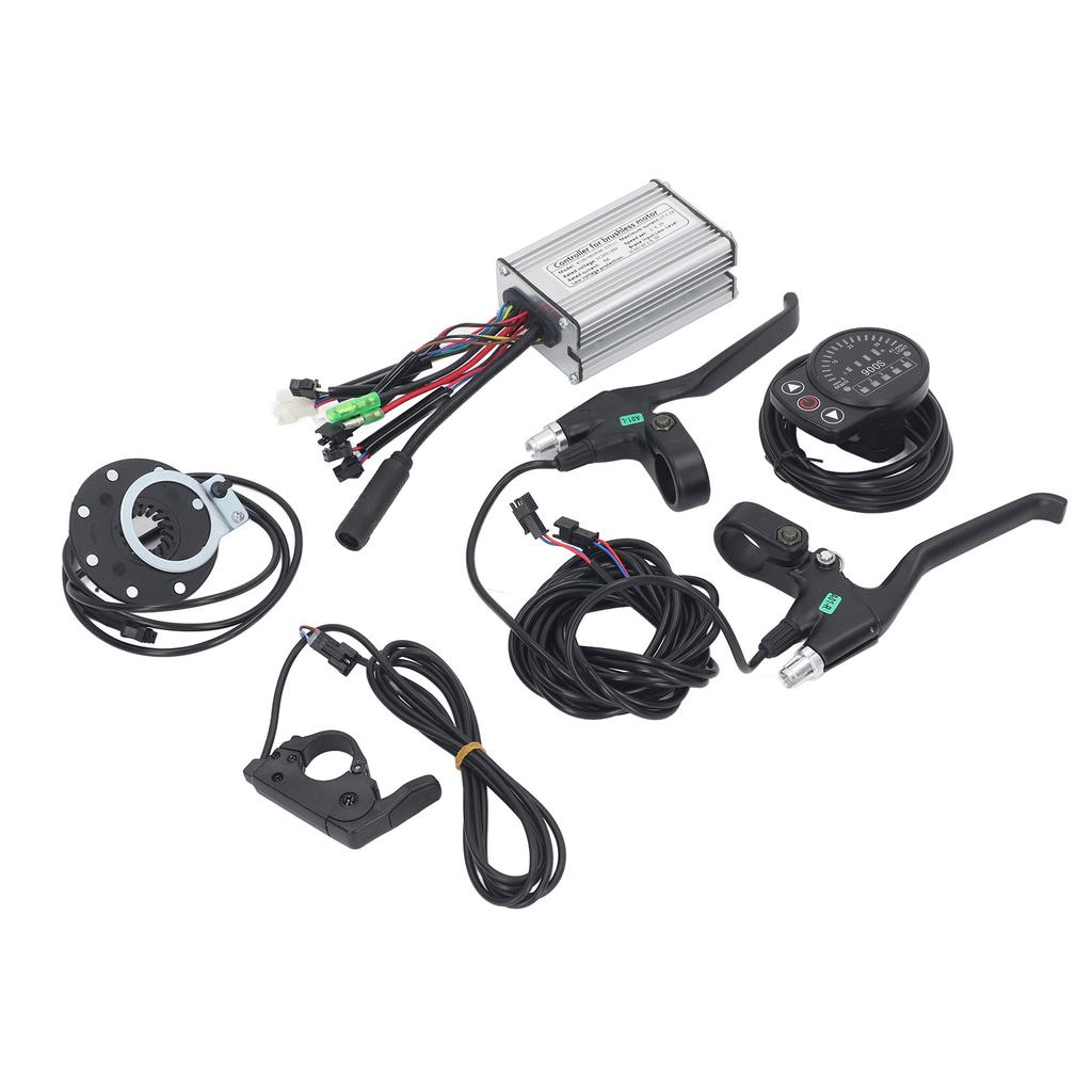 Electric Bike Lithium Modification Kit 17A Sinewave Controller LED900S Display with 109R Thumb Throttle 8C Brake Lever