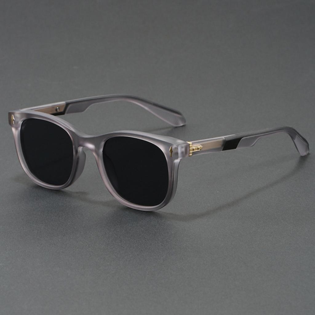 Simple Casual Sunglasses Ultra Light Square Frame Propionate Pin Outdoor Travel Uv Protection Sunglasses Men Women