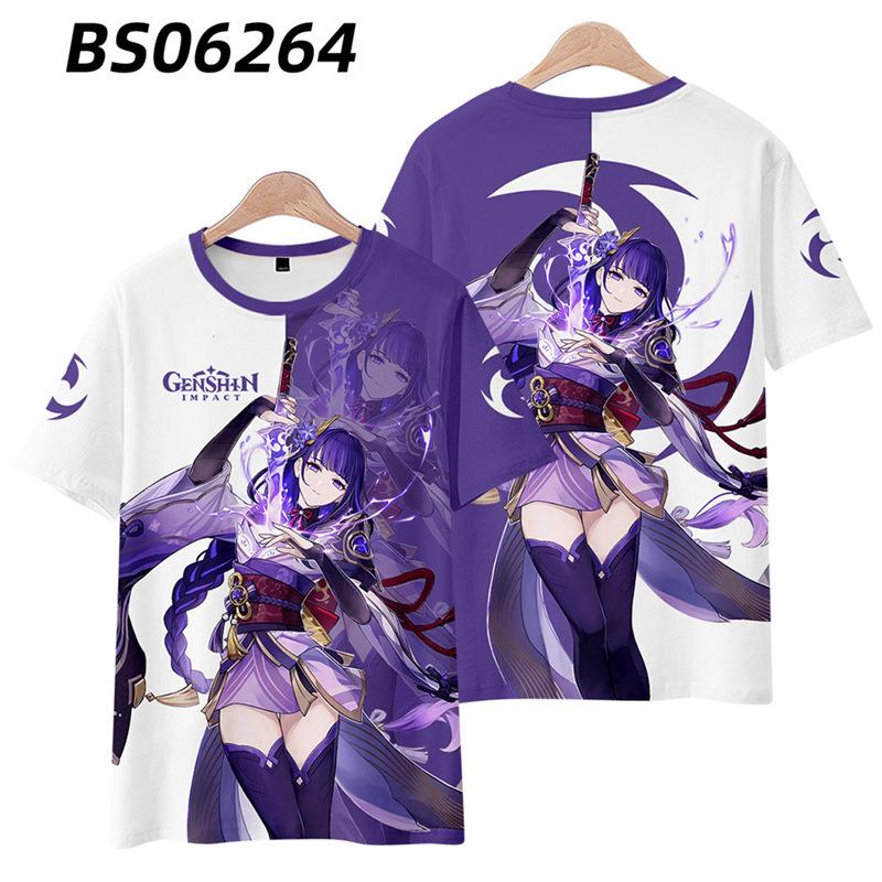 New T-shirt Printed 3D Cosplay Unisex Clothing Street Harajuku Top Men Women Round Neck Tees