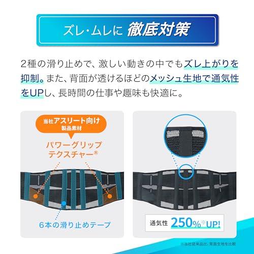 MediAid Hard Lumbar Support, Focused on Support, Firm Protection, EX Hard, L, Medical Manufacturer, Breathable, Stays in Place, Easy Adjustment, Corse