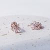 Dieuamour 14K Gold Pin Bello Mini Flower One-Touch Earrings