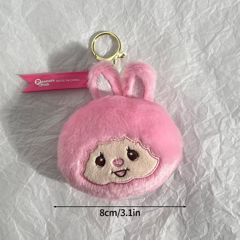 Monchhichi Doll Keychain Kawaii Bags Hanging Pendants Children's Day Birthday Gift Backpack Keyring Ornament Party Favor