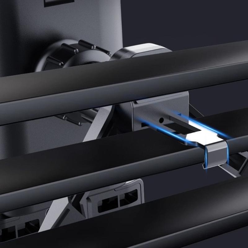 Adjustable Car Vent Phone Holder For Large Screens Antislip Grip 360 Degree Rotation Mount for Tablets And Mobile Device