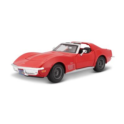 Maisto Scale Chevrolet Corvette 1970 Red Diecast Car Chevrolet Corvette 70 31202RD 1/24 (Finished Product)