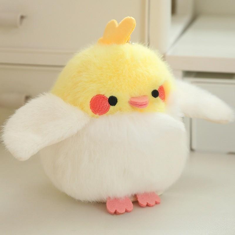 Parrot Crow Kingfisher Cute Bird Plush Toy Magnet Shoulder Play Home Decor Doll