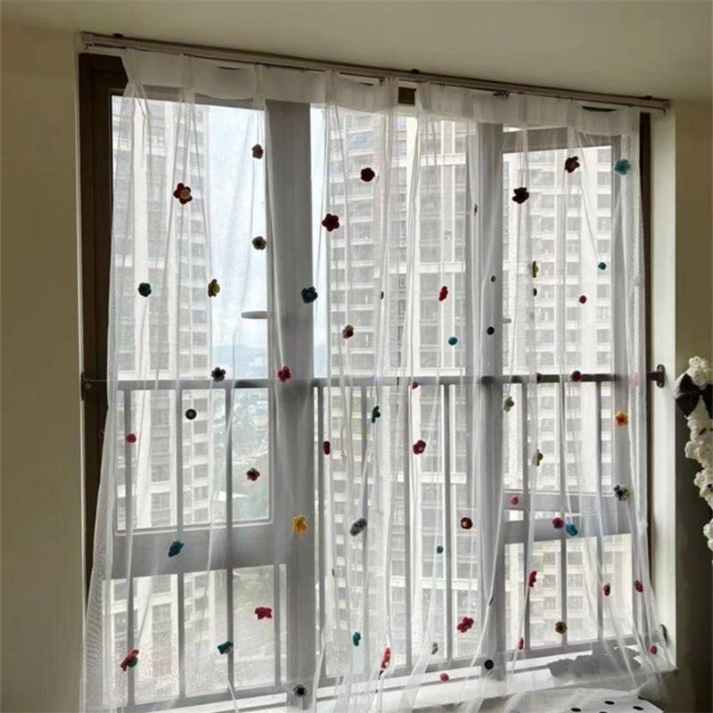 10Pcs Curtain Decorative Pin Colorful Pompoms Safety Pin Clothing Decoration Brooch Pin For Curtain Decoration Accessory