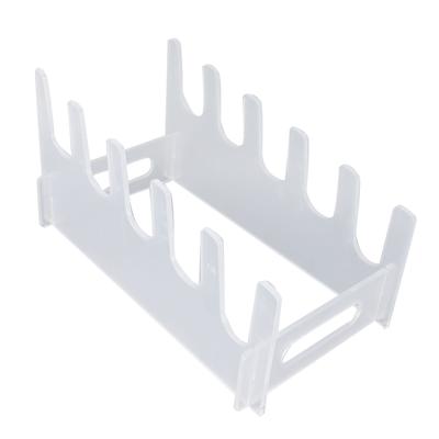 Plate Dinnerware Display Stand Acrylic Multiple Plates Display Rack Space Saving Kitchen Organizer