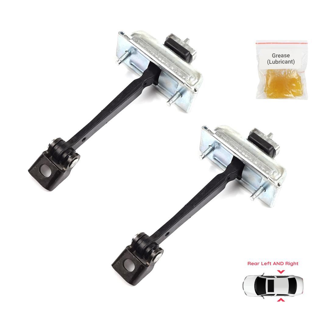 BDP1233-1 2 Pieces Rear Left AND Right Door Catch Hinge Brake Stop Check Strap Limiter for Vauxhall Opel Corsa D S07 2006-2014 13181961