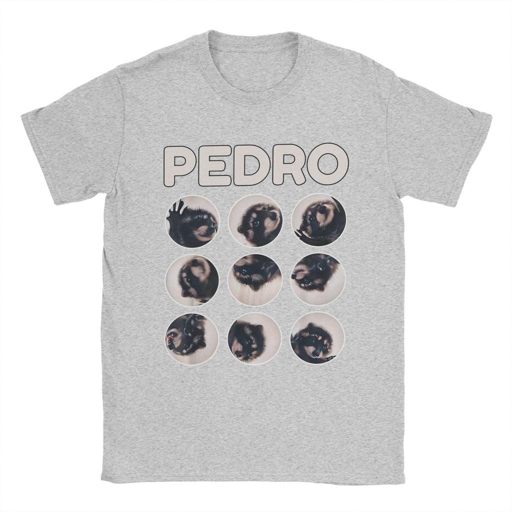 Tričko Funny Pedro Racoon Dance Meme pro muže Bavlněná trička s krátkým rukávem Tričko s krátkým rukávem Originální topy