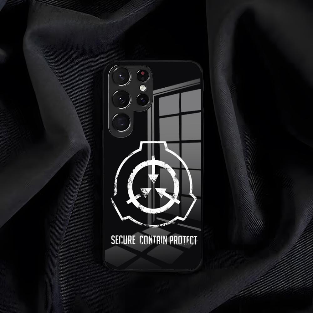 SCP Foundation Phone Case For Samsung S26 S25 Edge S24 S23 S22 S21 S20 Ultra Plus FE Glass Cover