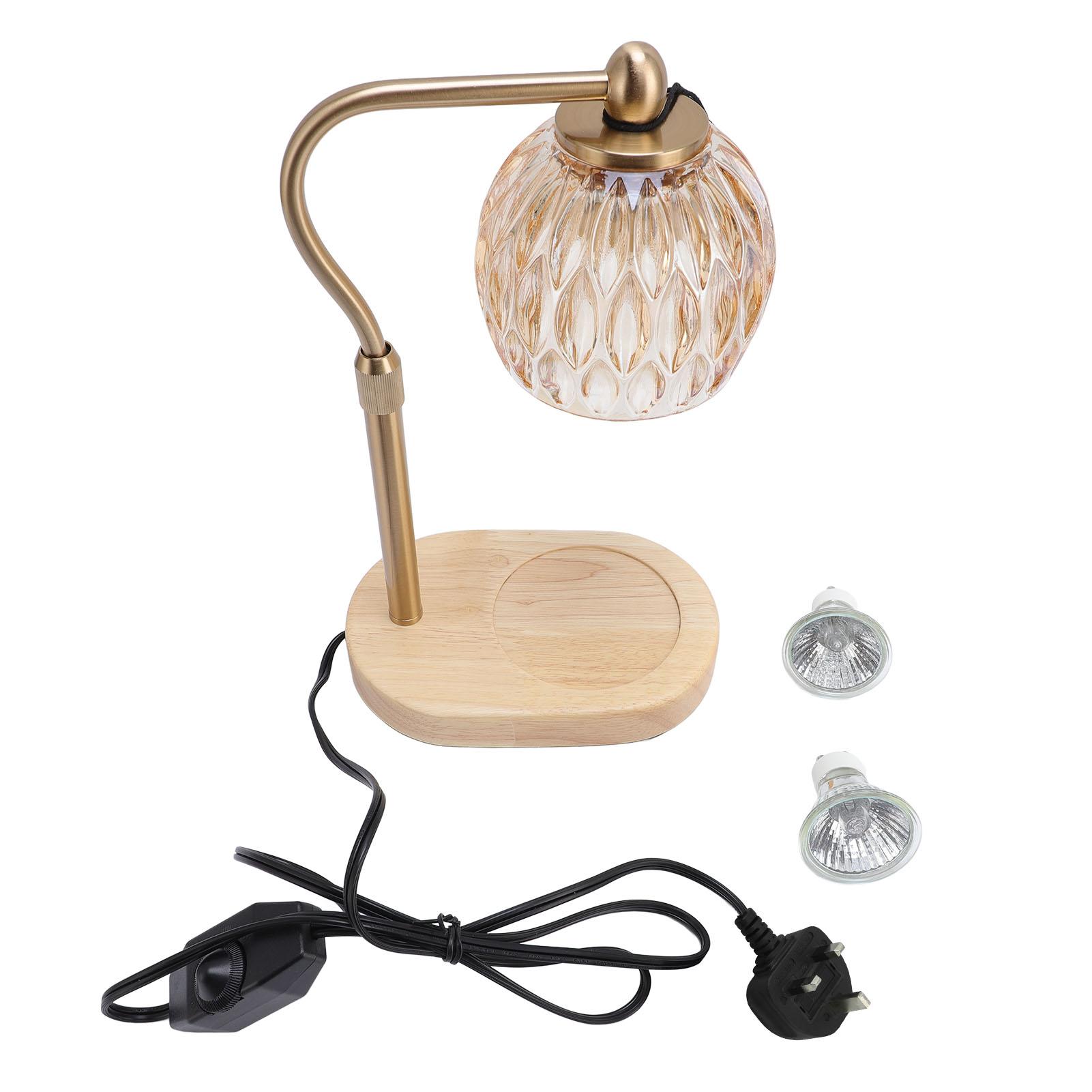 

Candle Warmer Lamp Dimmable Home Decor Smokeless Warming Light Electric Candles Wax Warmer UK Plug 220V