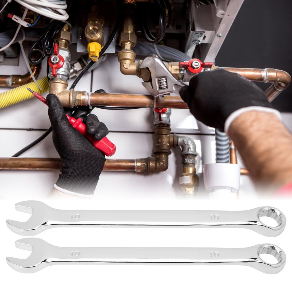 Wrench Set Open Ended Dual Purpose Ratcheting Hand Industrial Supplies 10mm 10mm Wrench Wrench Set Ratcheting Wrench Set