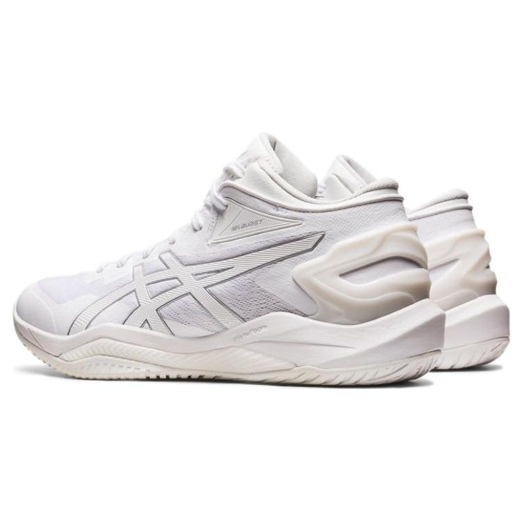 Asics Gel Burst 27 4E Extra Wide White Pure Silver Unisex Sneakers 1063A065-100