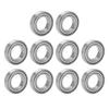 10Pcs Miniature Bearing Stainless Steel Roller Device Parts Replacement S6007ZZ 62x35x14mm