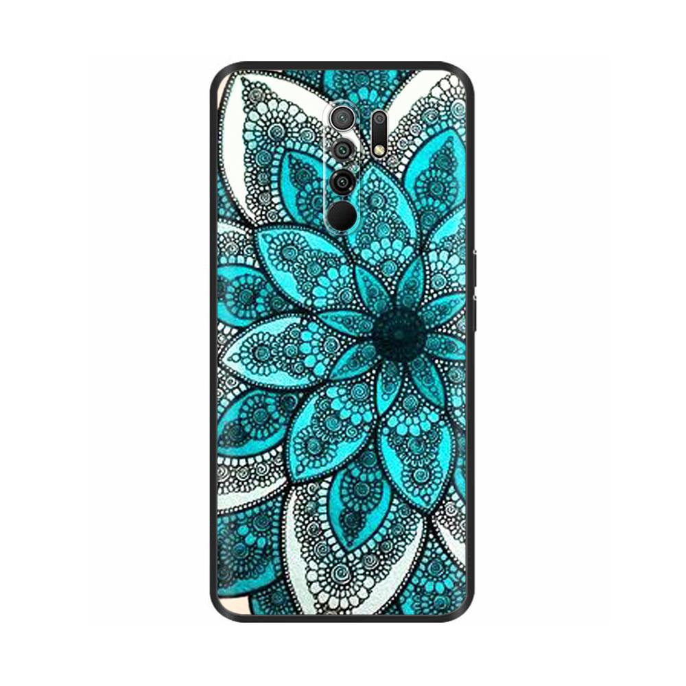 Silicon Case for Xiaomi Redmi 9 Redmi9 Case Back Cover Coque Funda Shell Soft Black TPU Cute Cartoon Phone Bag Bumper Protective