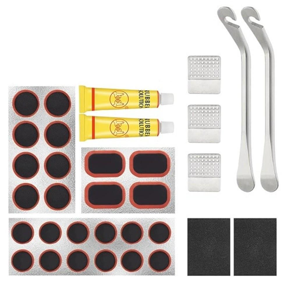 Vulcanizing Patches Inner Tube Puncture Patch DIY Rubber Glue Valve Lever Motorcycle Cycling 4