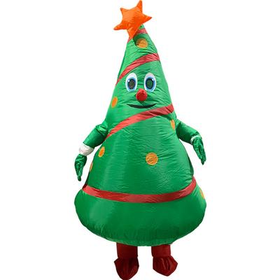 Christmas Cartoon Doll Costumes Air Model Inflatable Christmas Tree Clothes Funny Dress Up Props