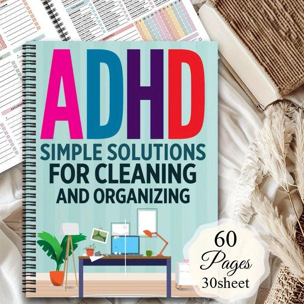 Daily Schedule ADHD Cleaning Planner Systematic Checklist New Checklist Notebook  Adults