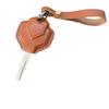 Yangtze 700 Motorcycle Leather Key Case - Retro Style Key Bag with Chain