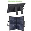 18V 60W Foldable Solar Panel Kit with 12V 24V Controller Solars Panels Double Fast Charge TypeC+DC for House Camping Travel