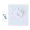 Concealed Mount Ceiling Fan Speed Controller 86 Type 5-Gear Adjustment Fan Speed Adjuster for Offices Club Hotel Home