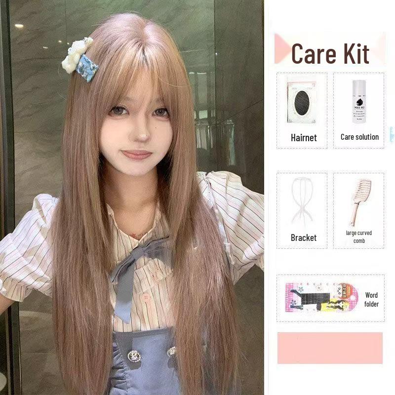 Vintage Baby Dreamlike Wig: Long, Age-Reducing Lolita Style for Women - Full Head with Elegant Atmosphere
