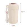 High Value 316 Stainless Steel Thermos Cup Octagonal Coffee Cup Portable Rope