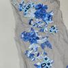 Farblich abgesetzte Spitze Dreidimensionales Blumenkleid Spitze Bühne Handgefertigt DIY Schmuck Kleidung Stickerei Aufkleber
