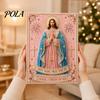 Kit Pittura Artistica Mary con Texture Perlescente 3D, Sacra Misericordia Gesù Fede Religiosa Kit Artigianale Fai da Te Finto per Adulti Principianti Decorazione Murale Cristiana