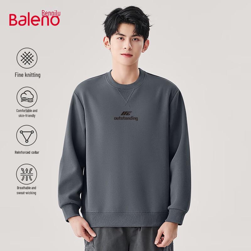 

Baleno Men s 300G Heavyweight Crew Neck Sweatshirt XL