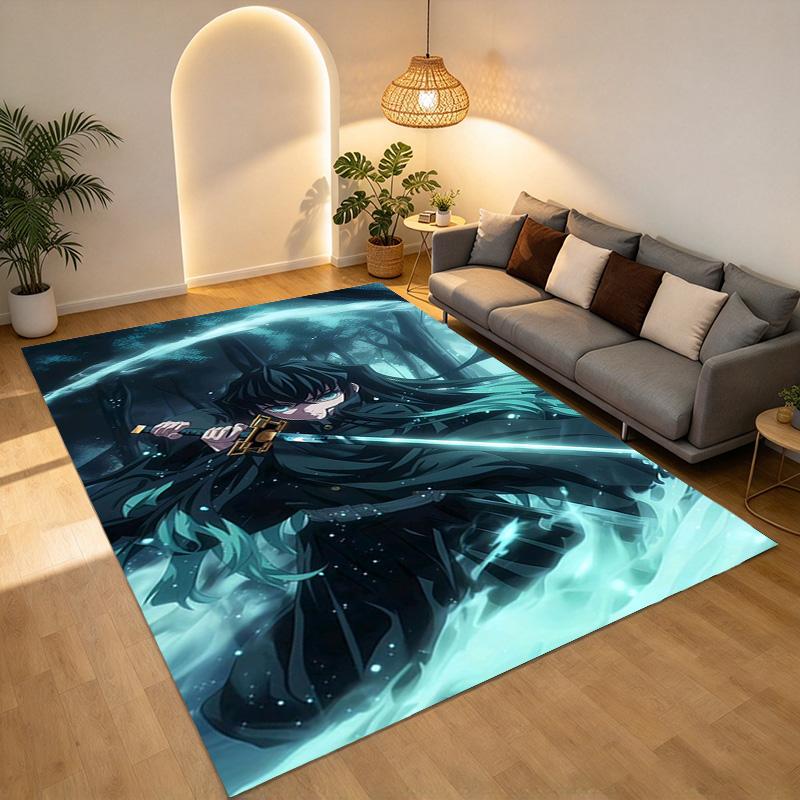 Dark Sword Living Room Nonslip Area Rug Soft Carpet For Bedroom Game Playroom Sofa Office Home Decor Doormat Christmas Gift C9301199