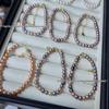 Zhuji Süßwasserperlenarmband - 5-6mm, Natürliche Farben, Hoher Glanz, Drei Farboptionen, Schlichtes Design für Damen.