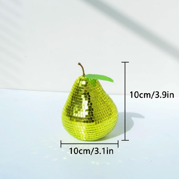 Disco Ball Decors Mirrored Disco Pear/Tomato/Carrot/Pepper Light Reflectings Disco Ball Table Decorations Home Decors