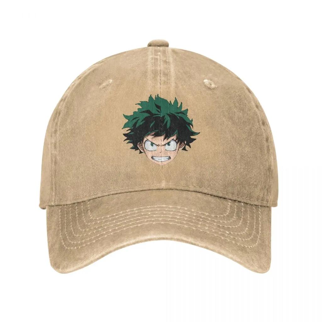 Boku No My Hero Academia Anime Czapka Wiosna Lato Dla Chłopca Dziewczynki Czapki Baseballowe Modne Izuku Midoriya Nakrycia Głowy Dżinsowe Sportowa Casquette