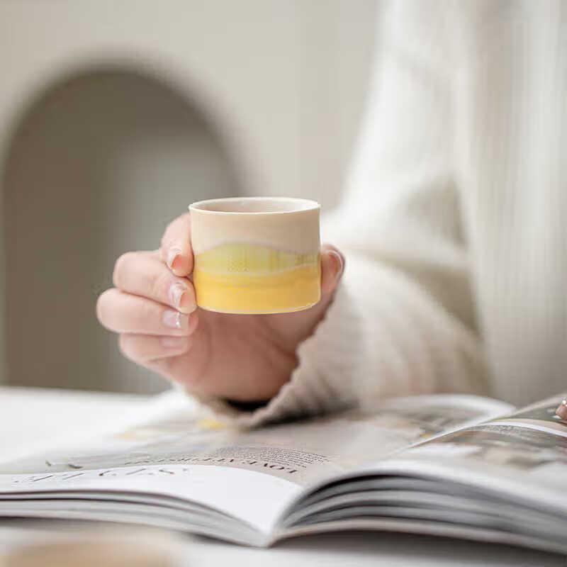 Zhuijia National Tide Ceramic Teacup Gift Set