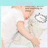 Baumwoll Babyhandtuch Teddybär Weicher Plüsch für Säuglingsschlaf und zum Kauen